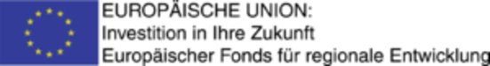 Logo: Europäischer Fond für  regionale Entwicklung (EFRE)  der europäischen Union
